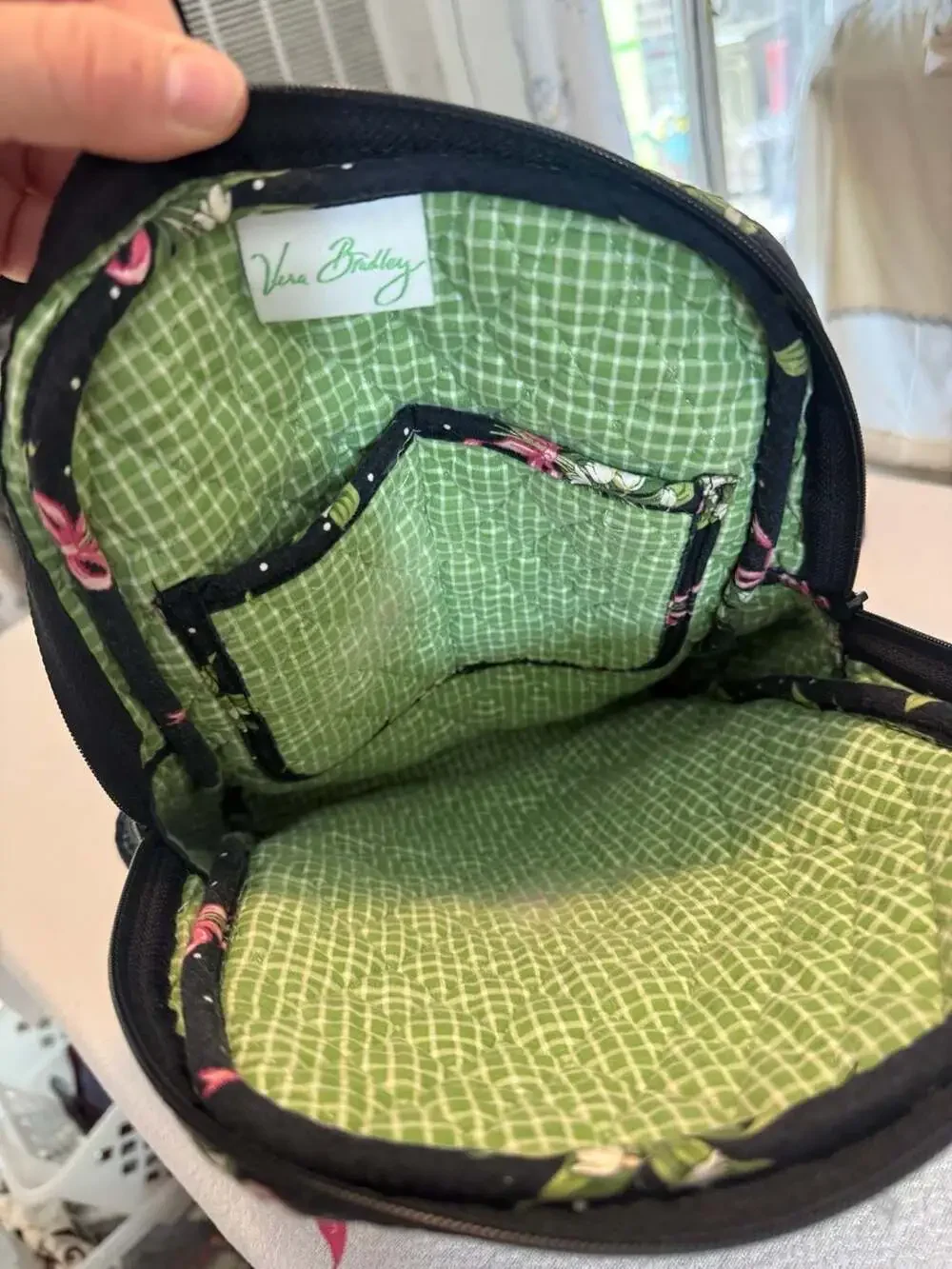 Vera Bradley Small Quilted Backpack in Retired New Hope Pattern